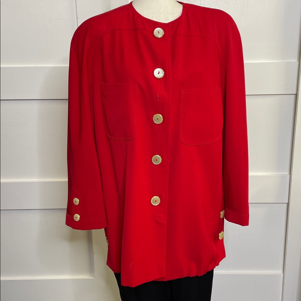 VALENTINO / Miss V - Vibtage Red Light Jacket - Sz 40/US 6